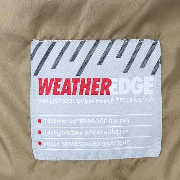 Eddie Bauer Jacket Mens Small Green Sport Shop Weather Edge Hooded Field Utility - Picture 13 of 16